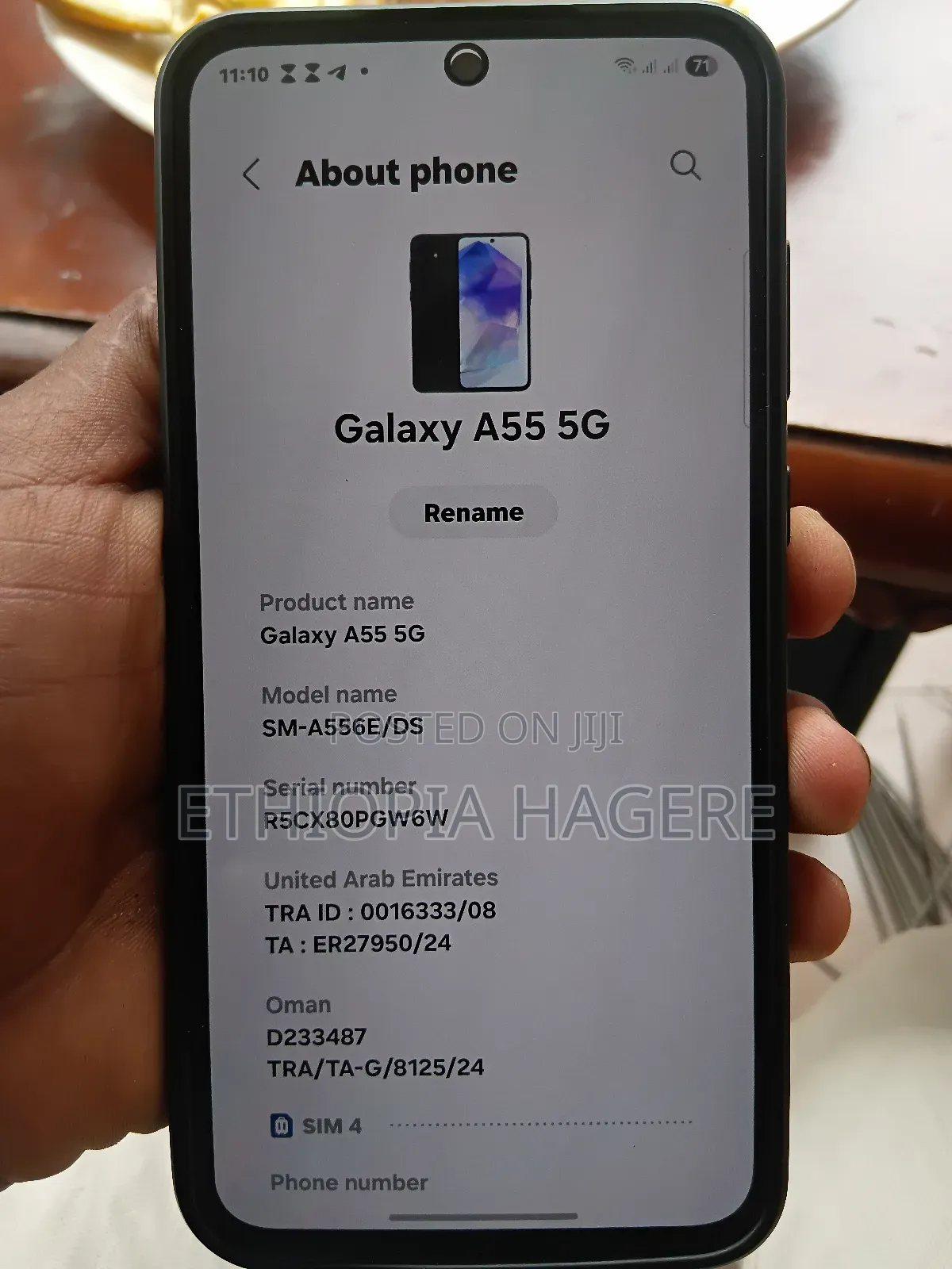 New Samsung Galaxy A55 256 GB Blue