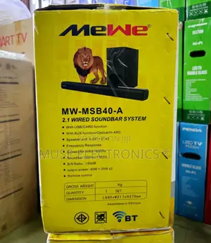 Mewe 2.1 Sound Bar Sound System
