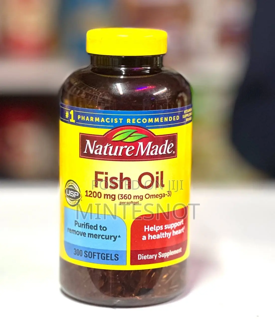 Fishoil Omega 3  300 Softgels