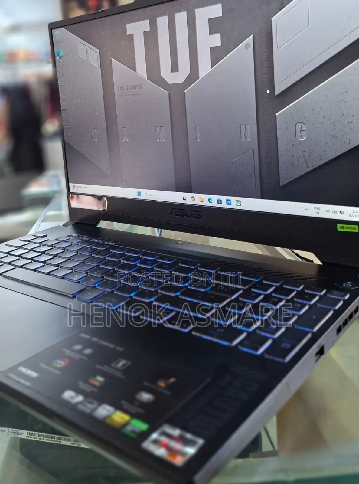 New Laptop Asus TUF Gaming A15 16GB AMD Ryzen 7 SSD 512GB