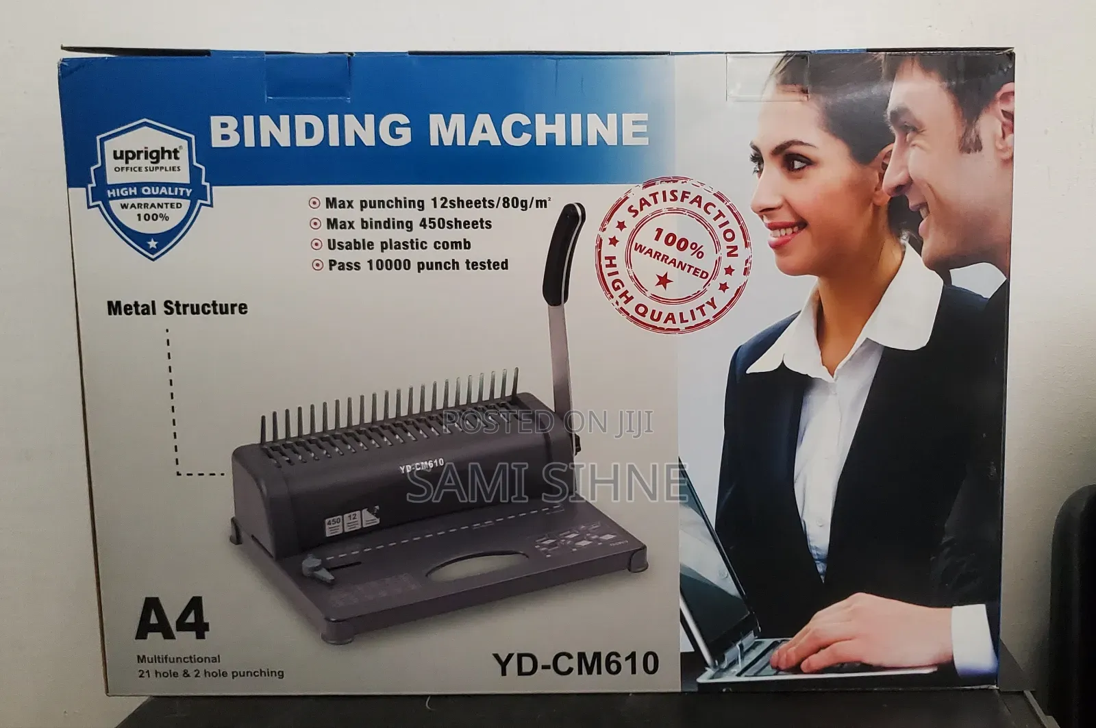 Binding Machine A4 Brand Bright Office