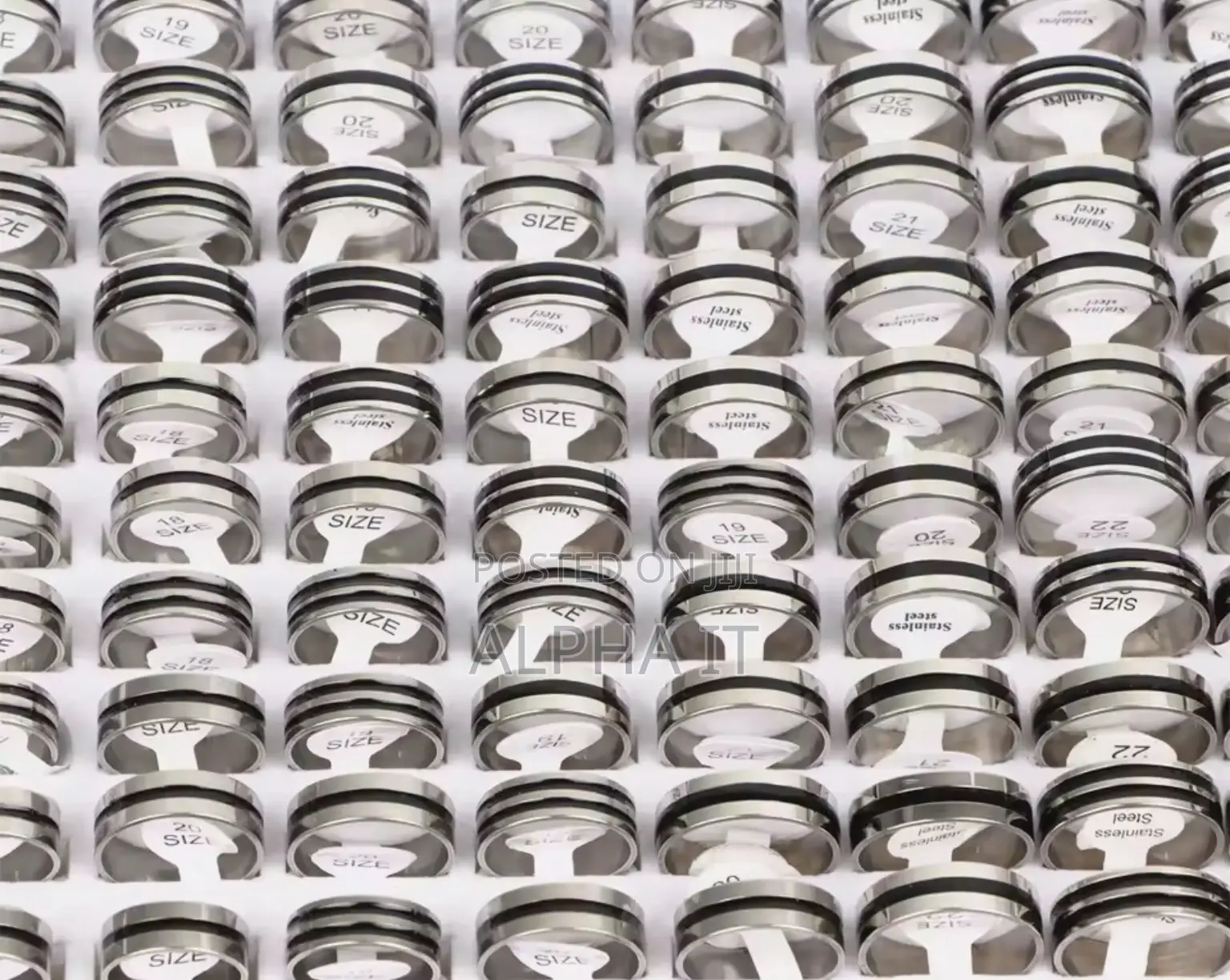 Men’S 20 PCS Stainless Steel Rings