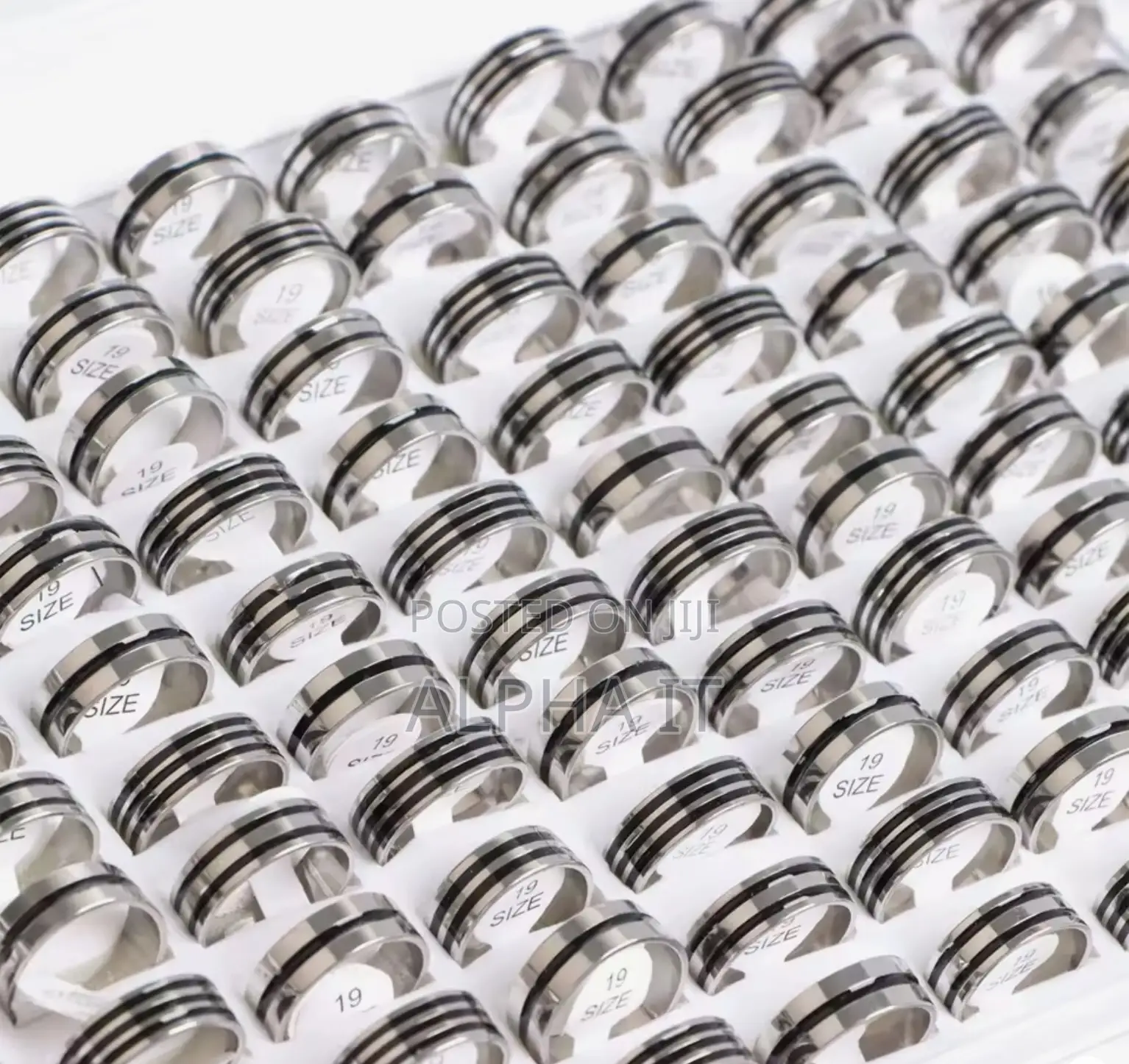 Men’S 20 PCS Stainless Steel Rings