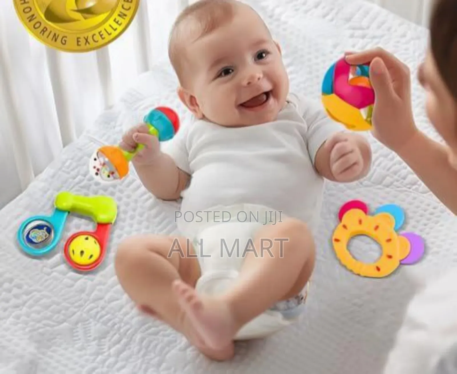 7 Pieces Baby Rattle