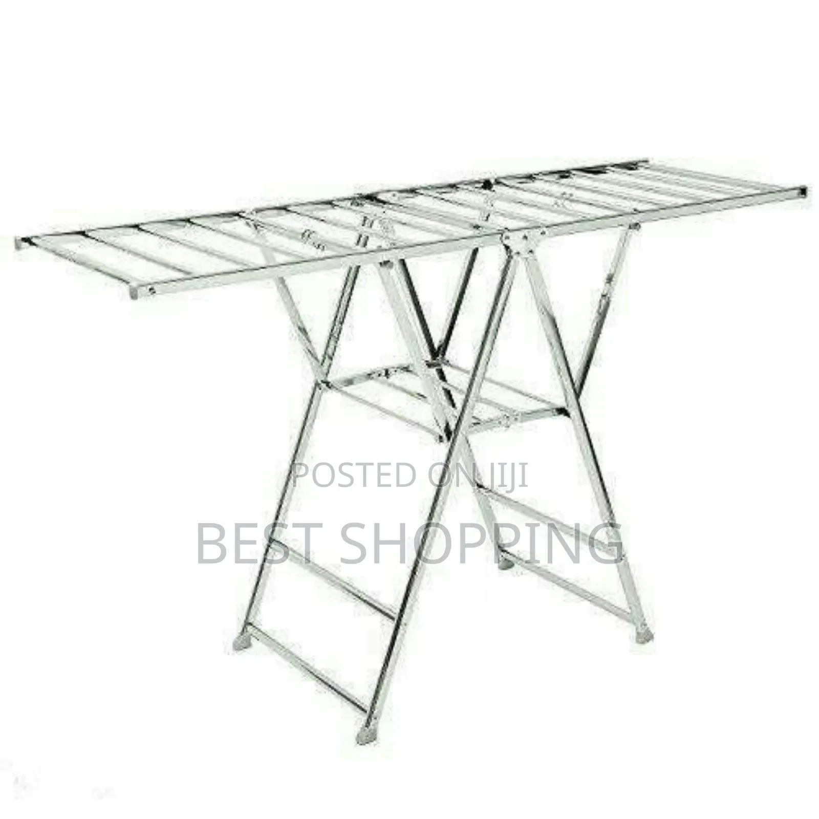 Aluminium Cloth Drying Stand Or Hanger የልብስ ማስጫ Cloth Hanger Original