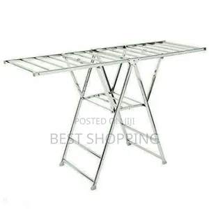Aluminium Cloth Drying Stand Or Hanger የልብስ ማስጫ Cloth Hanger Original