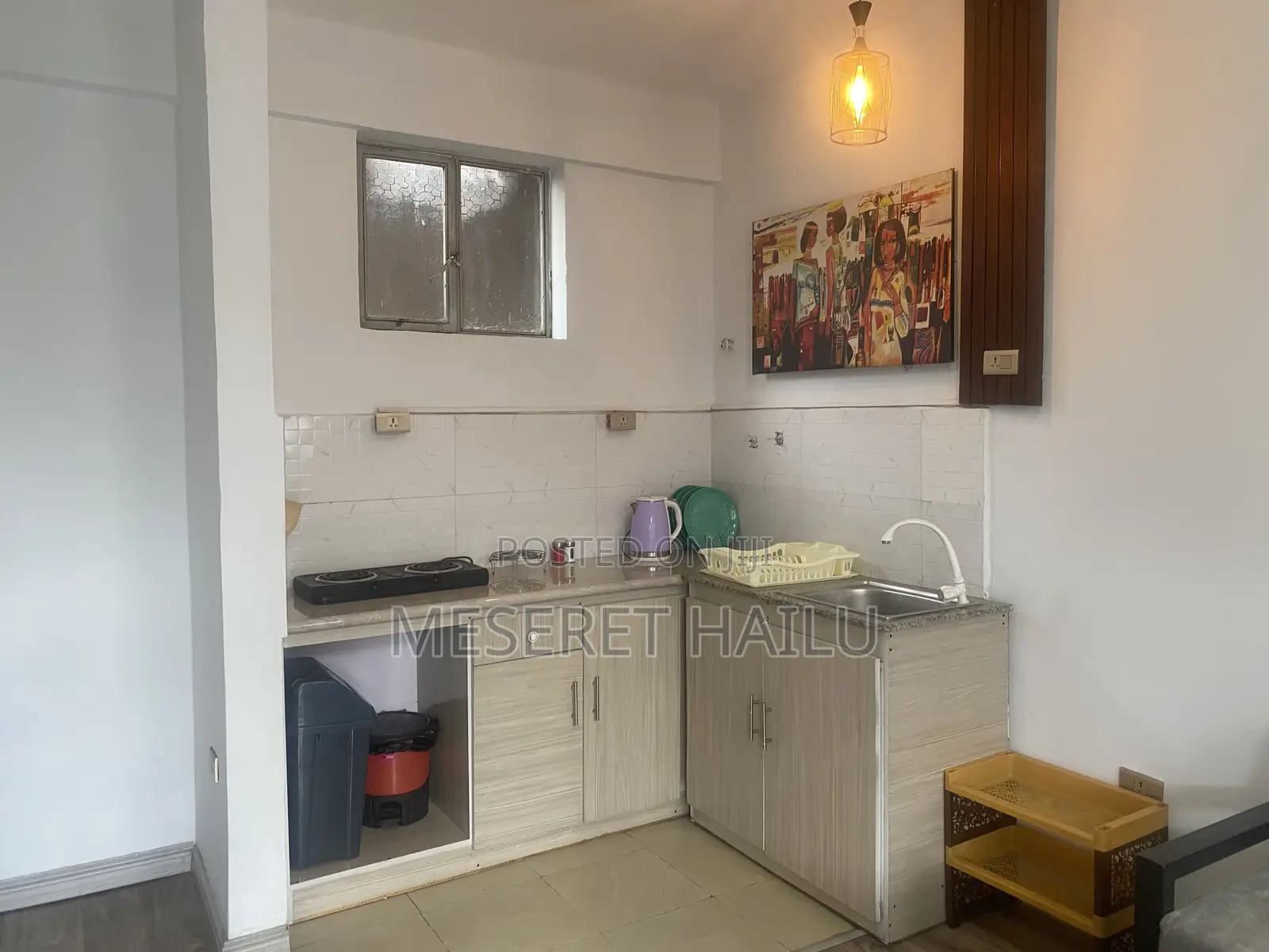 Furnished 1bdrm Apartment in 24, Bole for rent