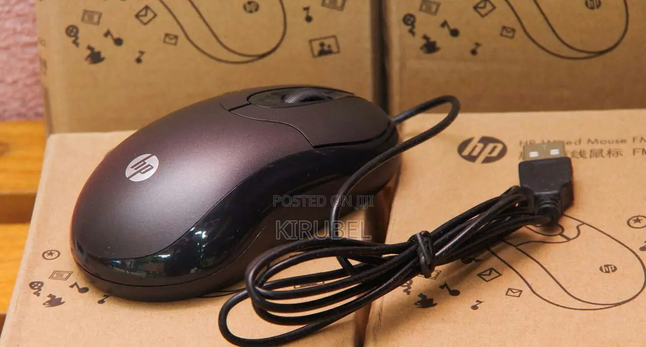 Hp Fm100 High Precision Usb Wired Mouse.