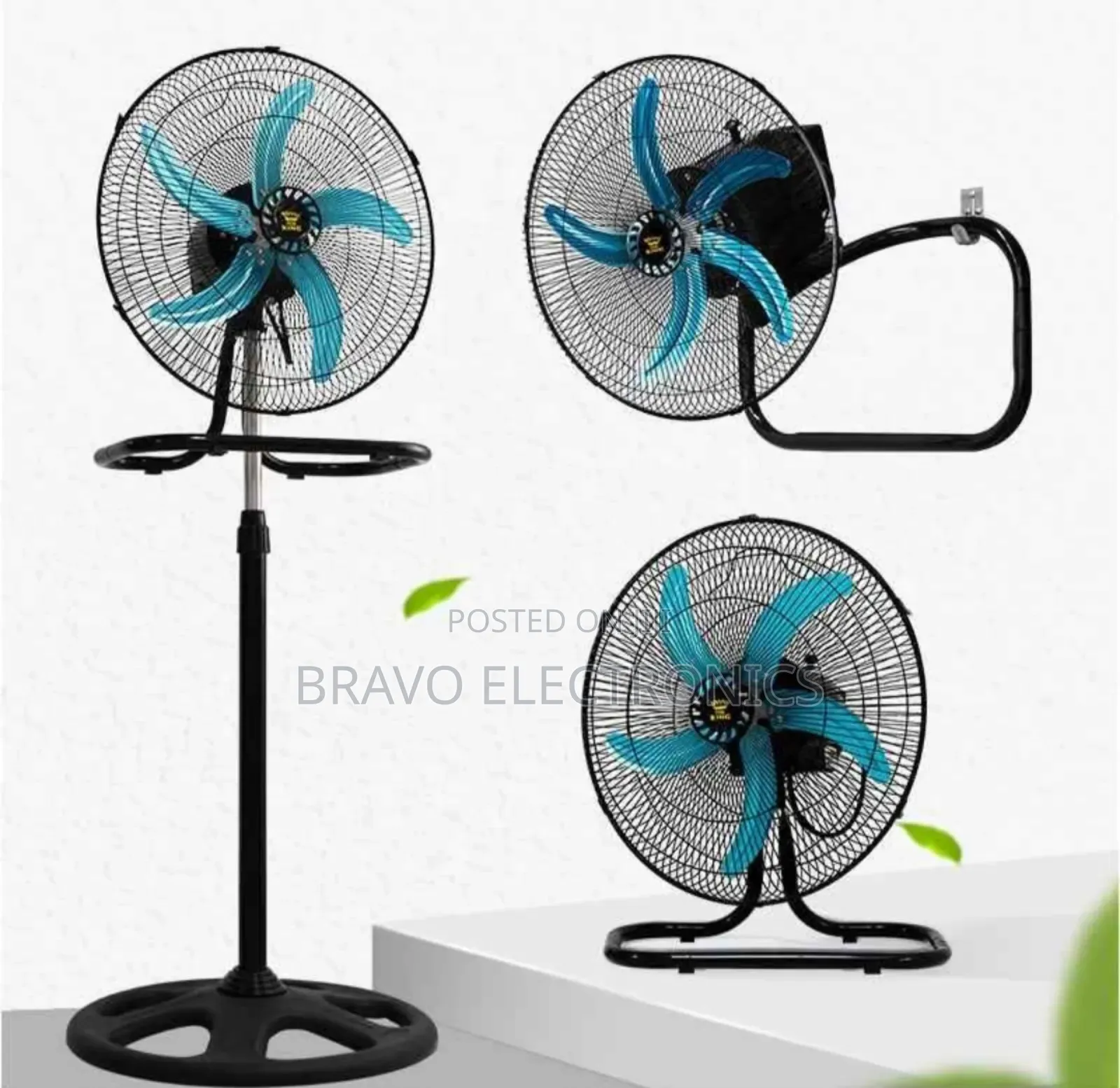 Crown Fans – Standing | Wall | Table 3 in 1