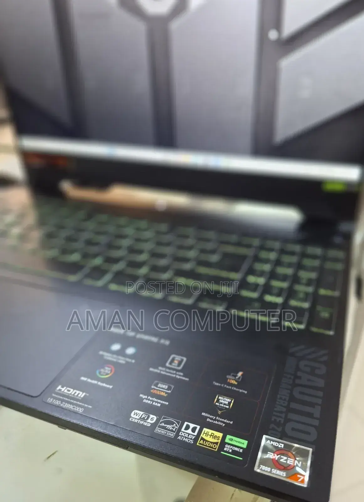 New Laptop Asus ROG Strix G15 16GB AMD Ryzen 7 SSD 512GB