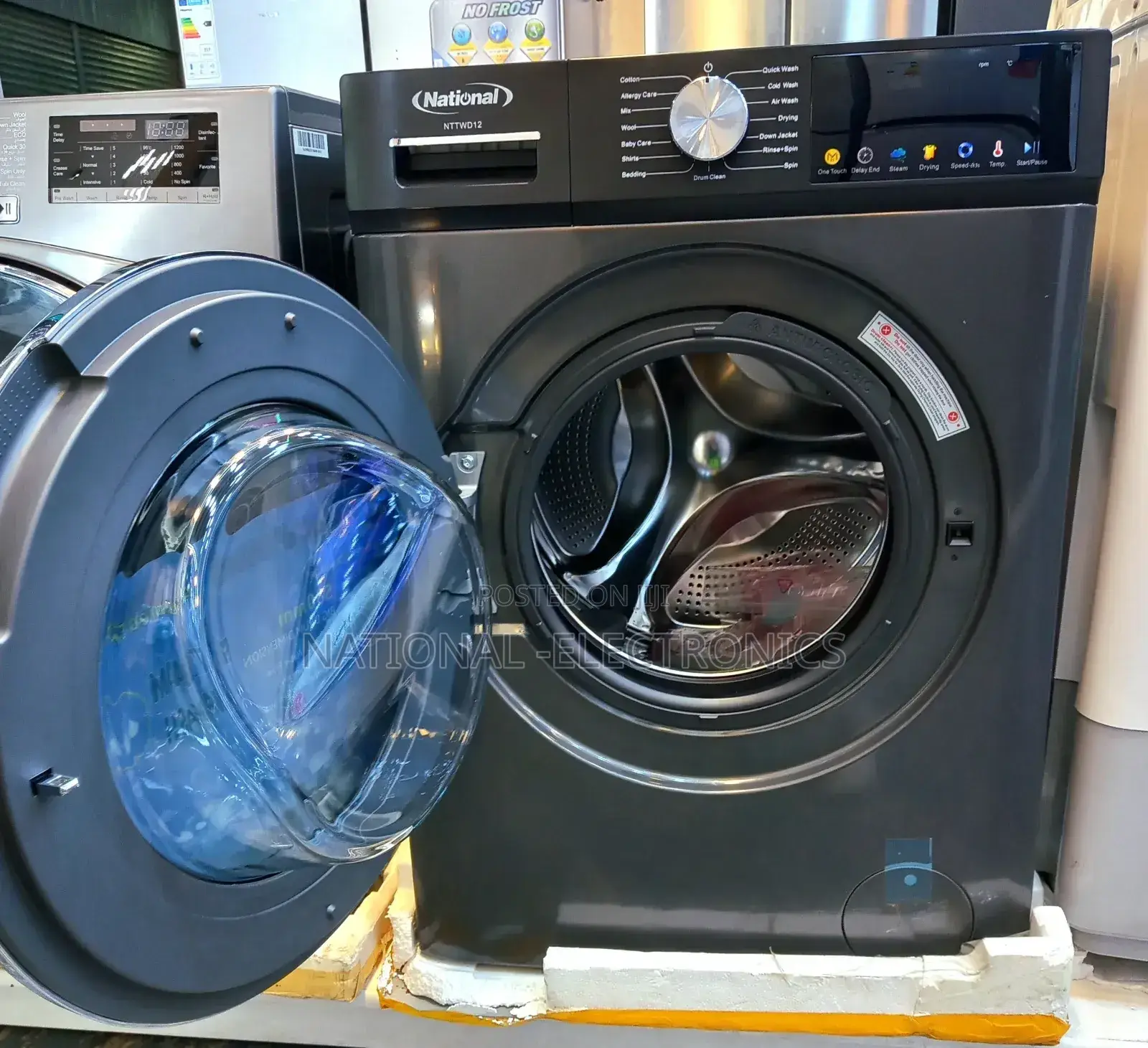 National Automatic Steam Washing Machine 12kg