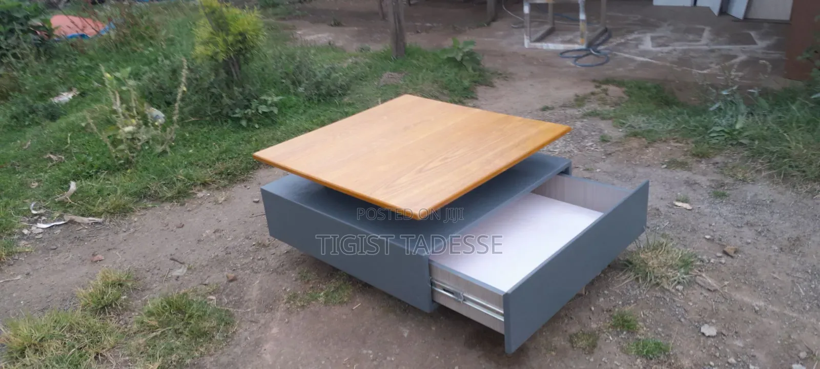 Center Table 80*80 Oak Made