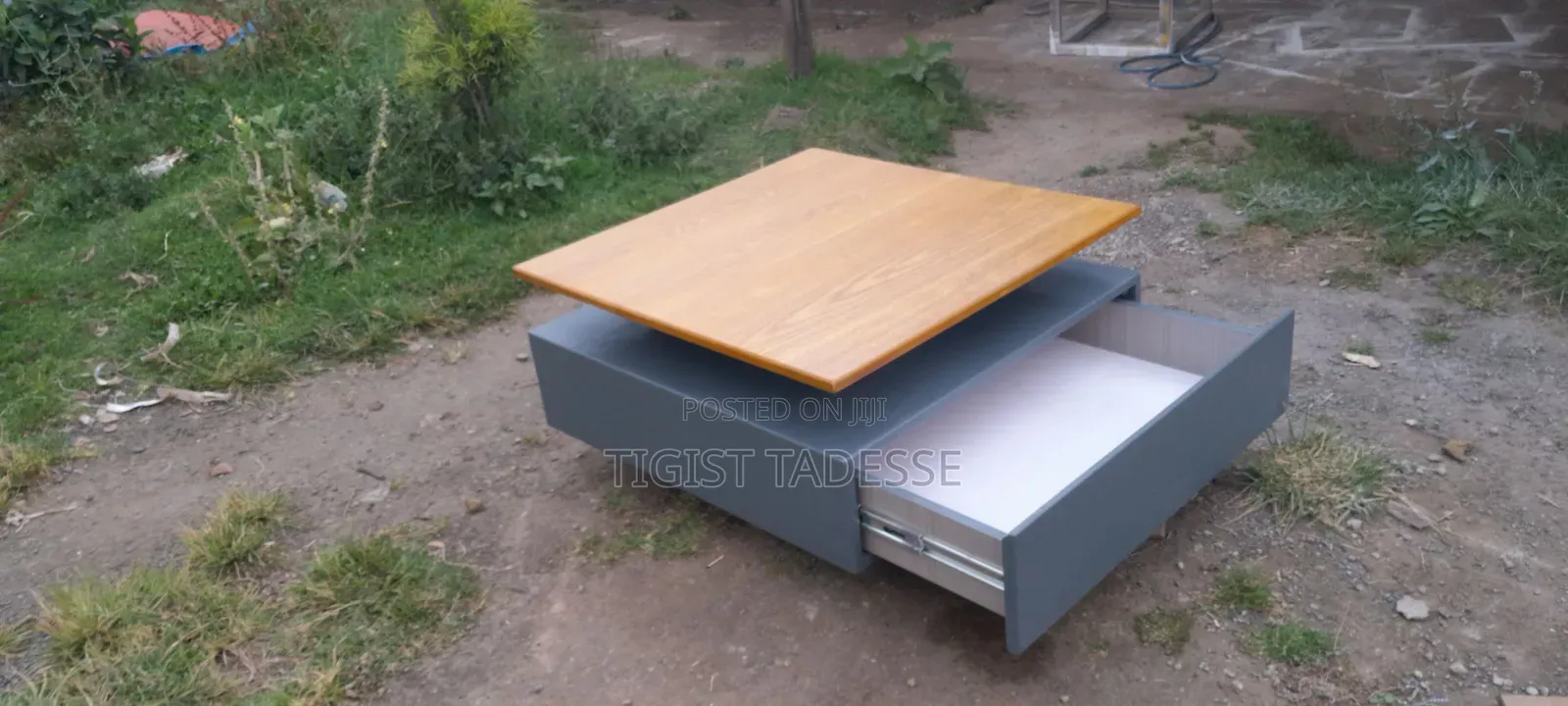 Center Table 80*80 Oak Made