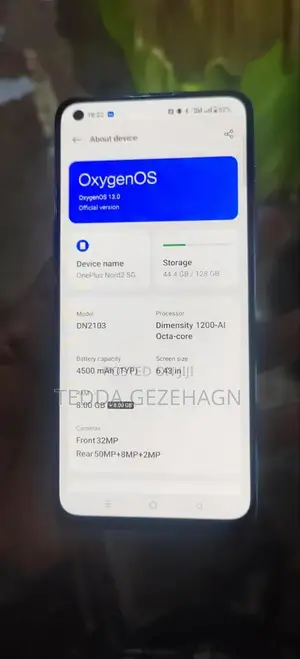 Photo - OnePlus Nord 2 5G 128 GB Blue