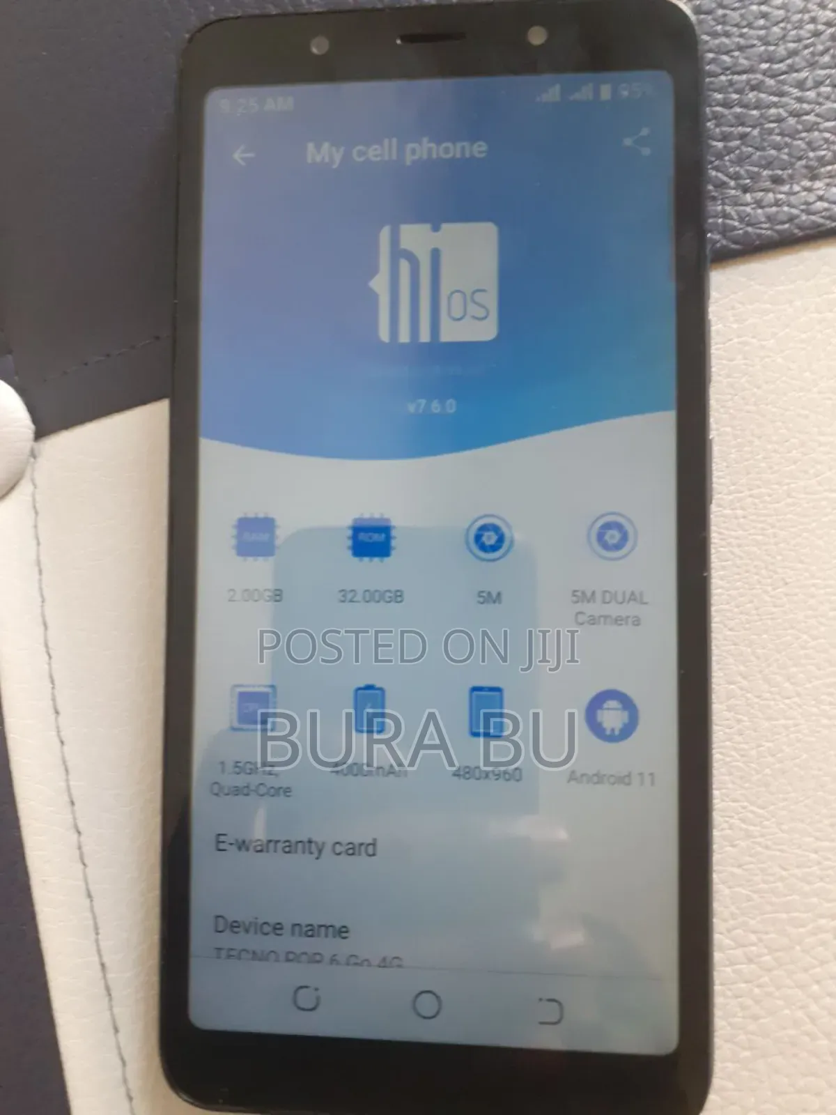 Tecno Pop 6 Go 4G 32 GB Blue