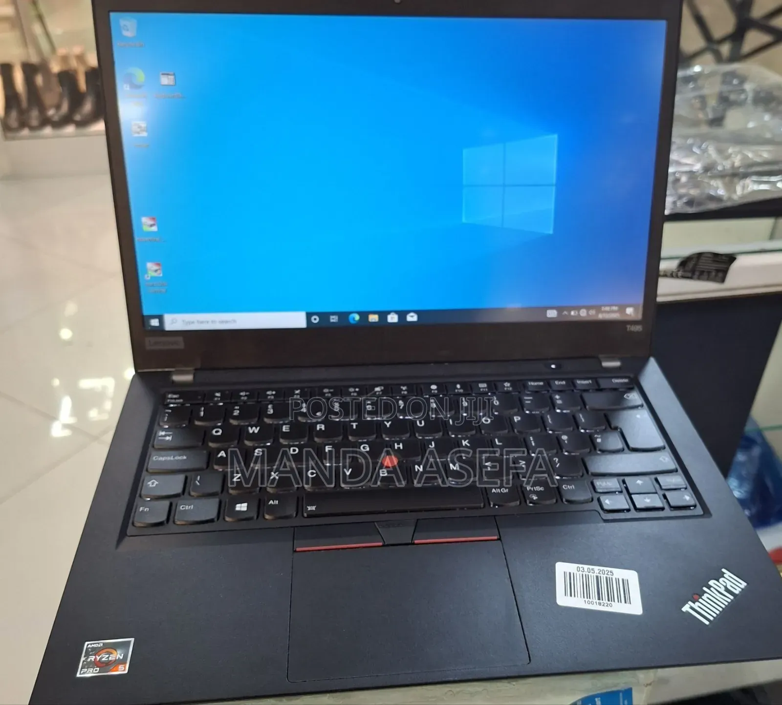 New Laptop Lenovo ThinkPad T495s 16GB AMD Ryzen 5 SSD 512GB