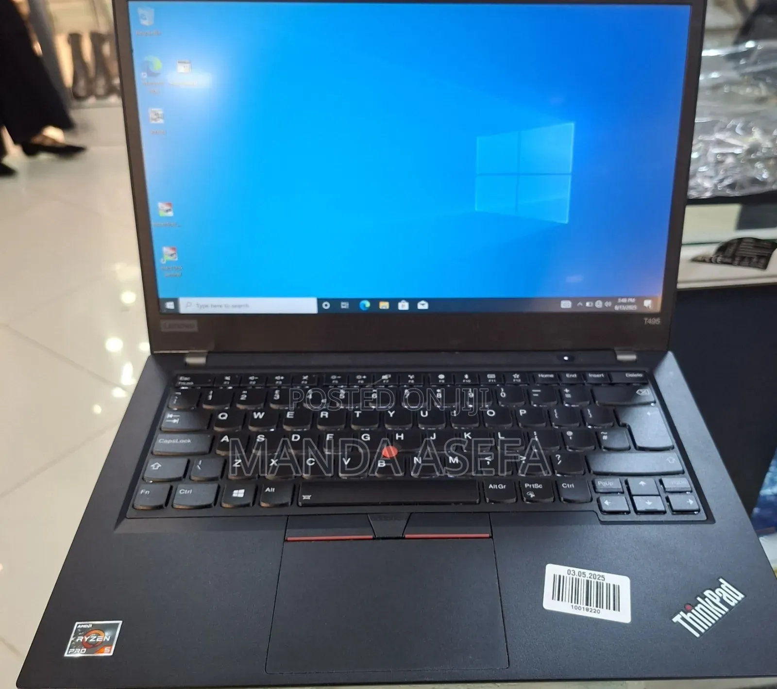 New Laptop Lenovo ThinkPad T495s 16GB AMD Ryzen 5 SSD 512GB