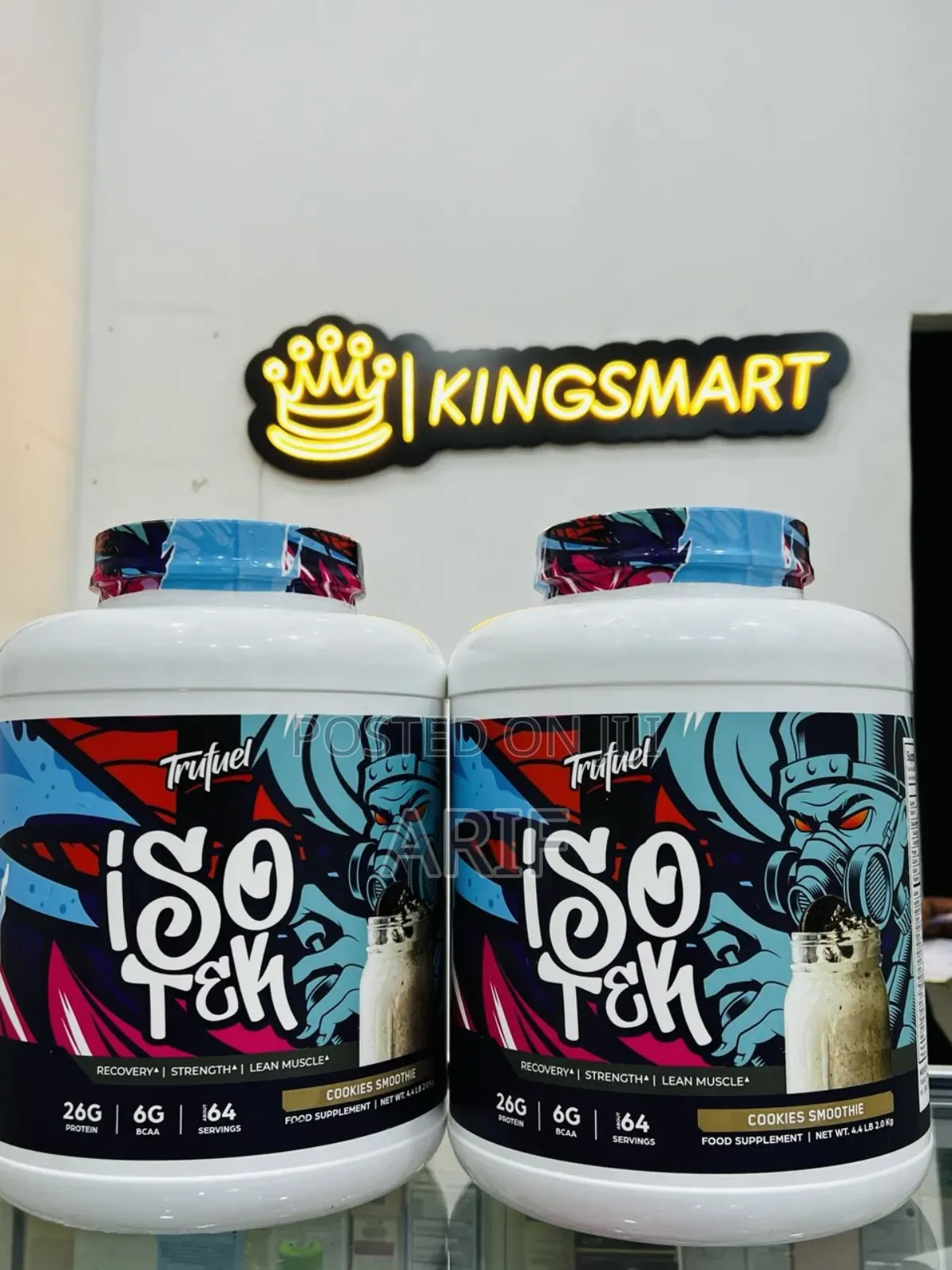 Isotek Ultrapure Whey Protein Powder 2kg (26gm Protein, 6gm Bcaa)