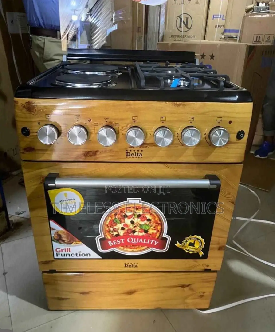  Delta Standing Oven – Gas Electric Cooking in One!