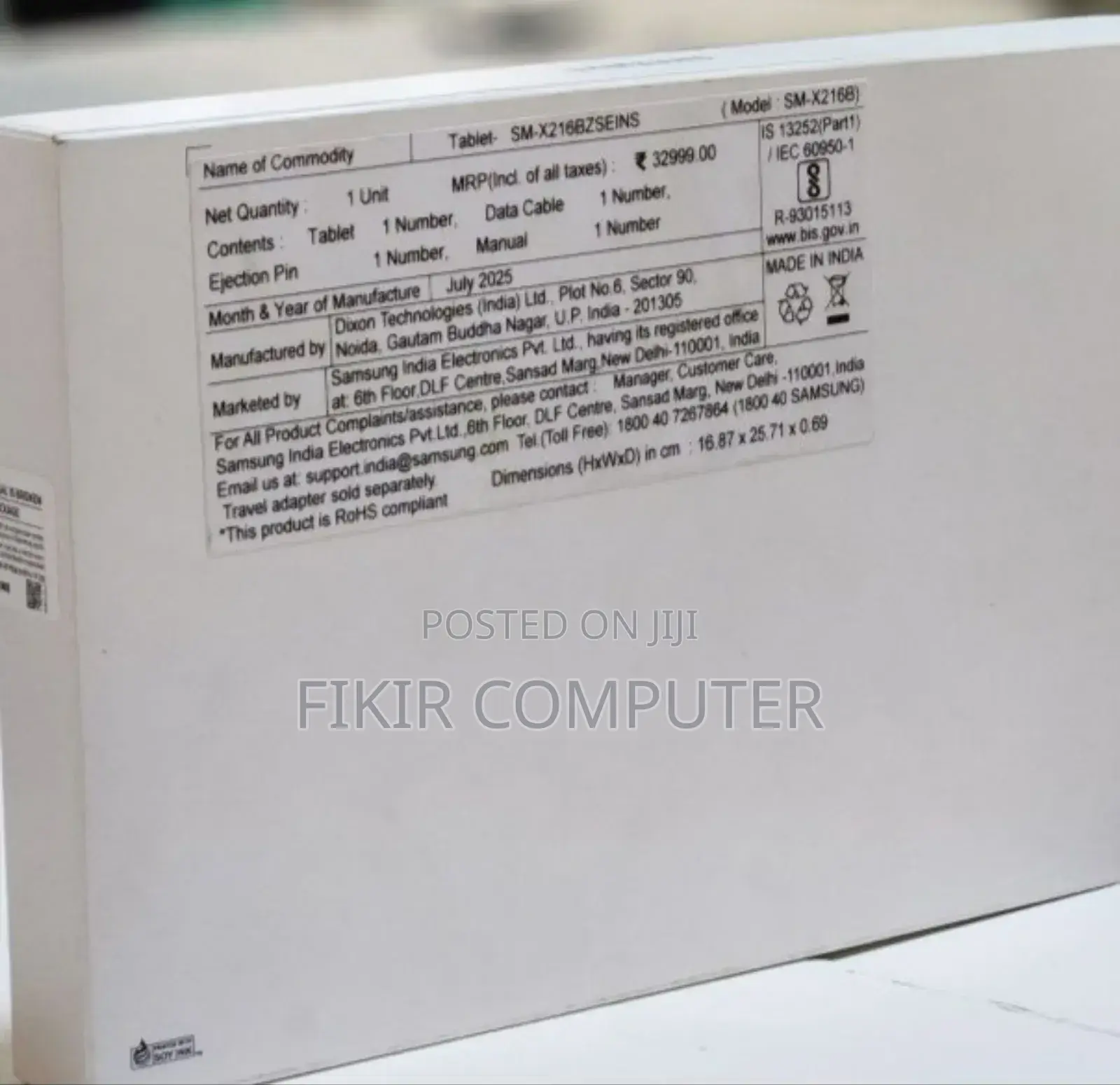 New Samsung Galaxy Tab A9+ 128 GB