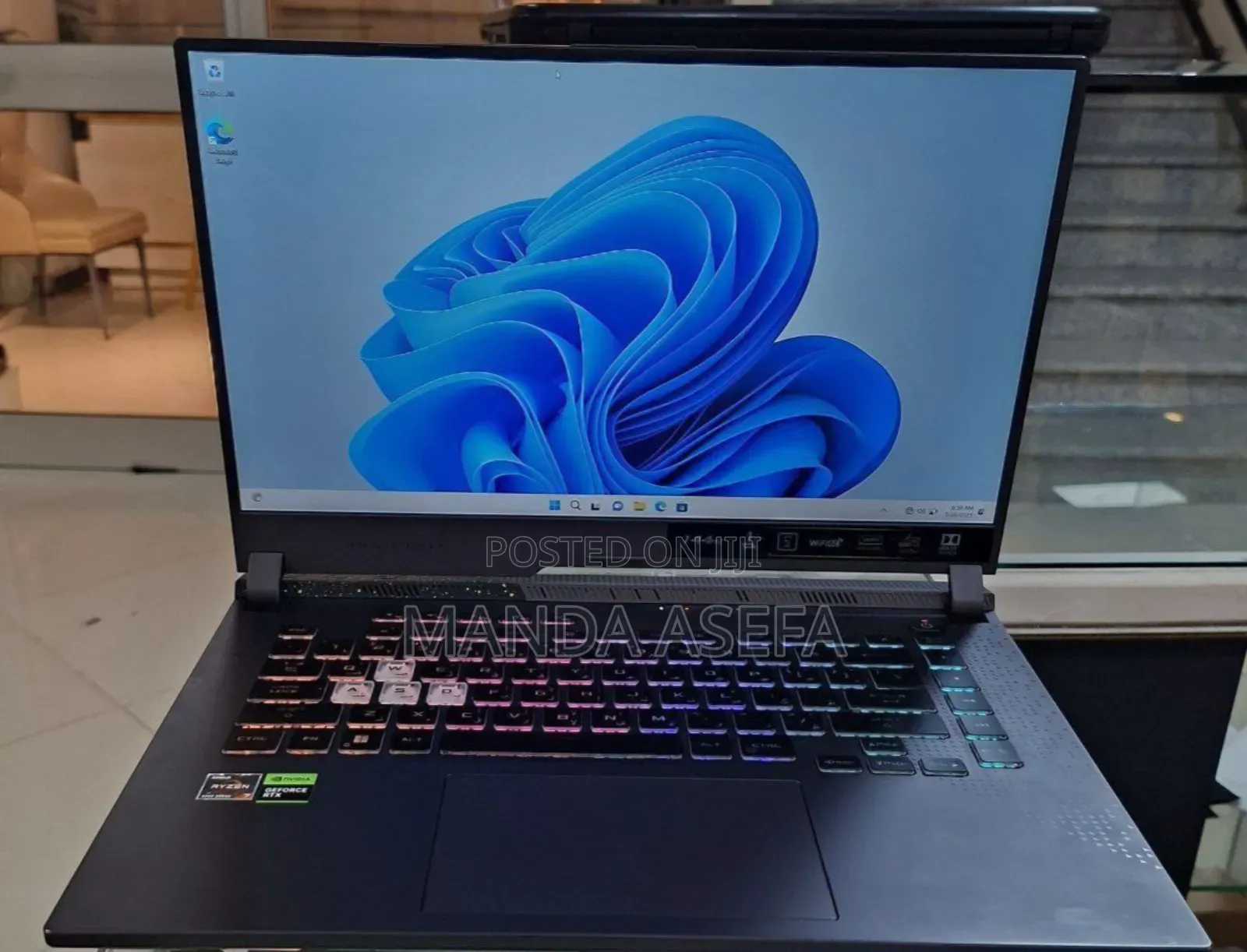 New Laptop Asus ROG Strix G16 G614 16GB AMD Ryzen 7 SSD 1T