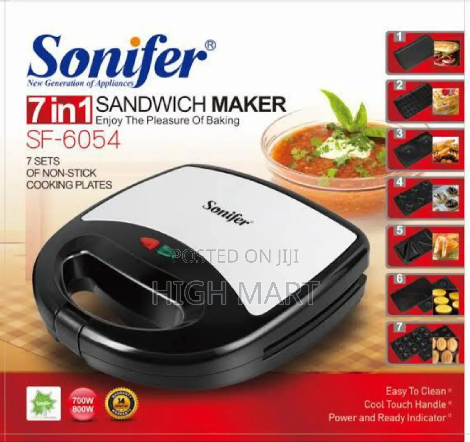 Sokany 7 in 1 Multi Snacks Maker