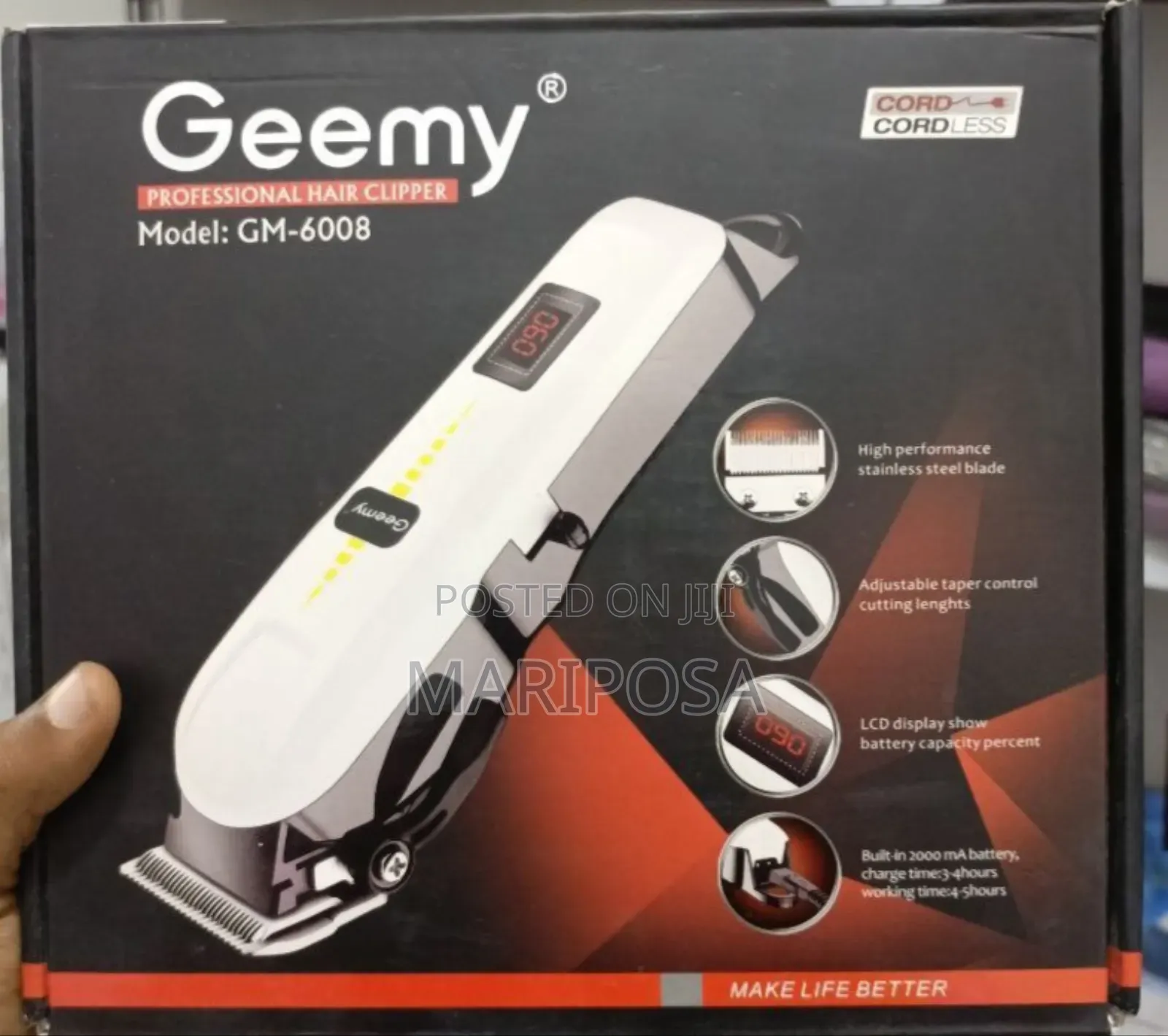 Gemmy Professional Hair Clipper