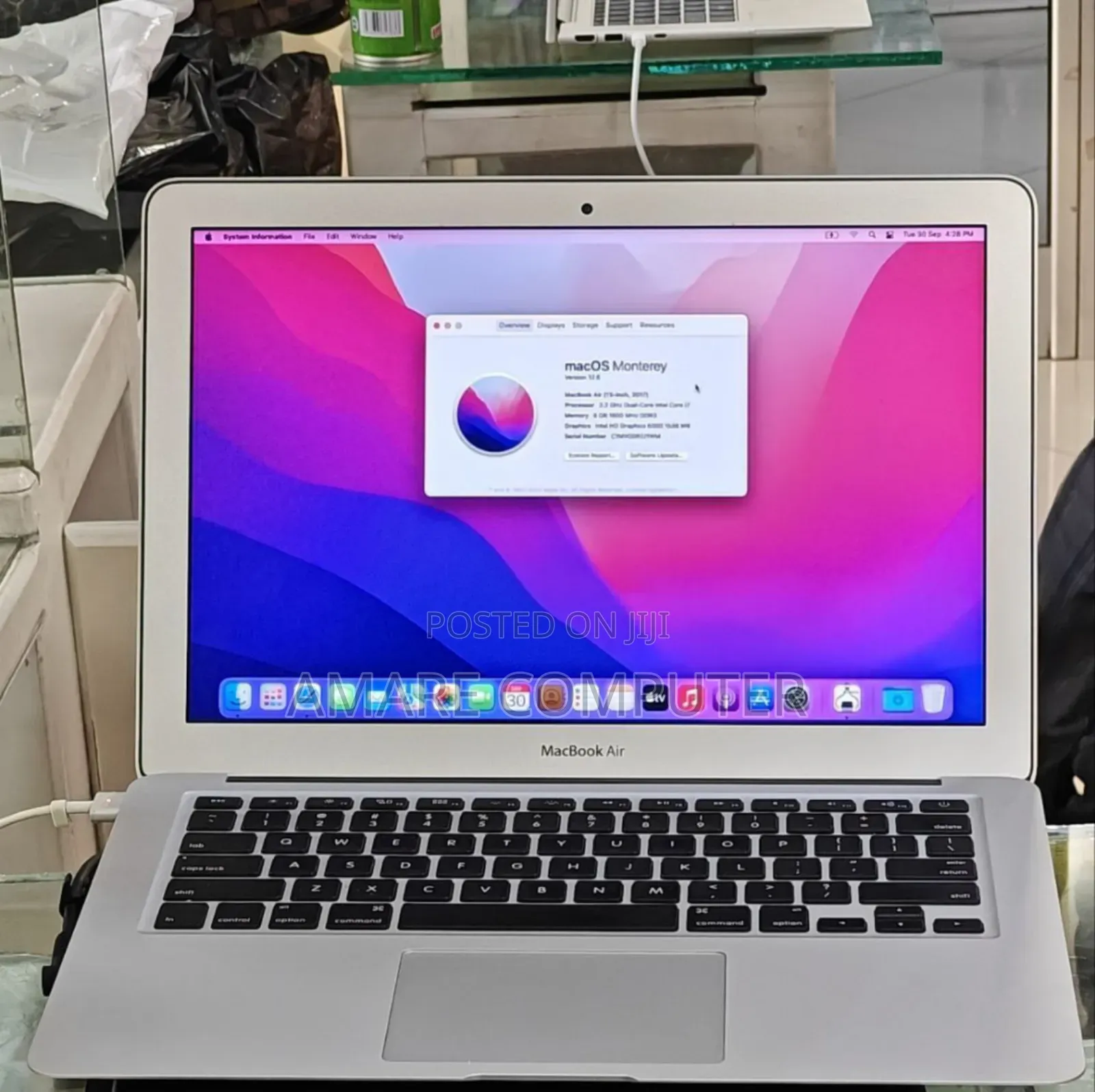 New Laptop Apple MacBook Air 2017 8GB Intel Core I5 SSD 256GB