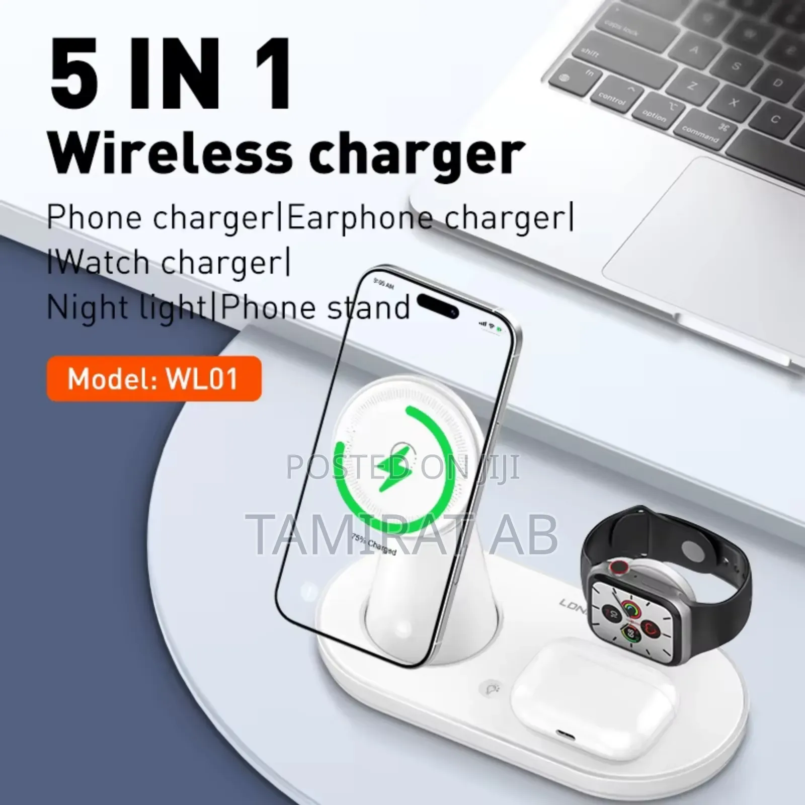 Ldnio Wl01 5-in-1 25.5w Wireless Charger