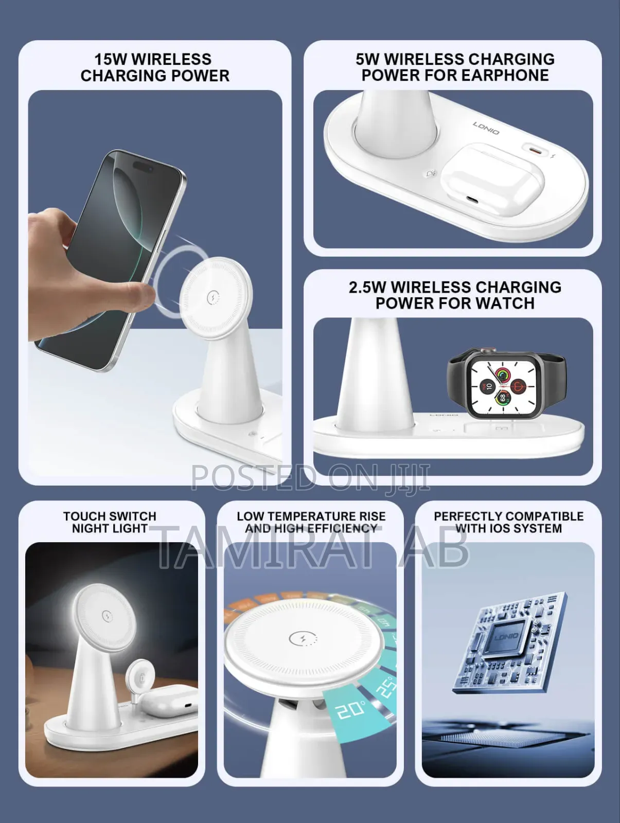 Ldnio Wl01 5-in-1 25.5w Wireless Charger