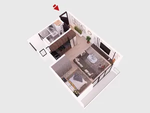 1bdrm Apartment in ጃመቦ, Arada for sale