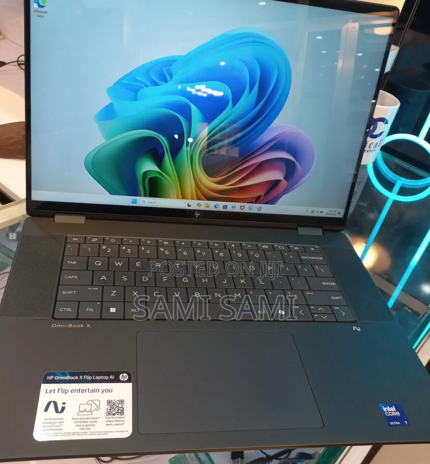 New Laptop HP OmniBook X Flip 16" 16GB Intel Core Ultra 7 SSD 1T