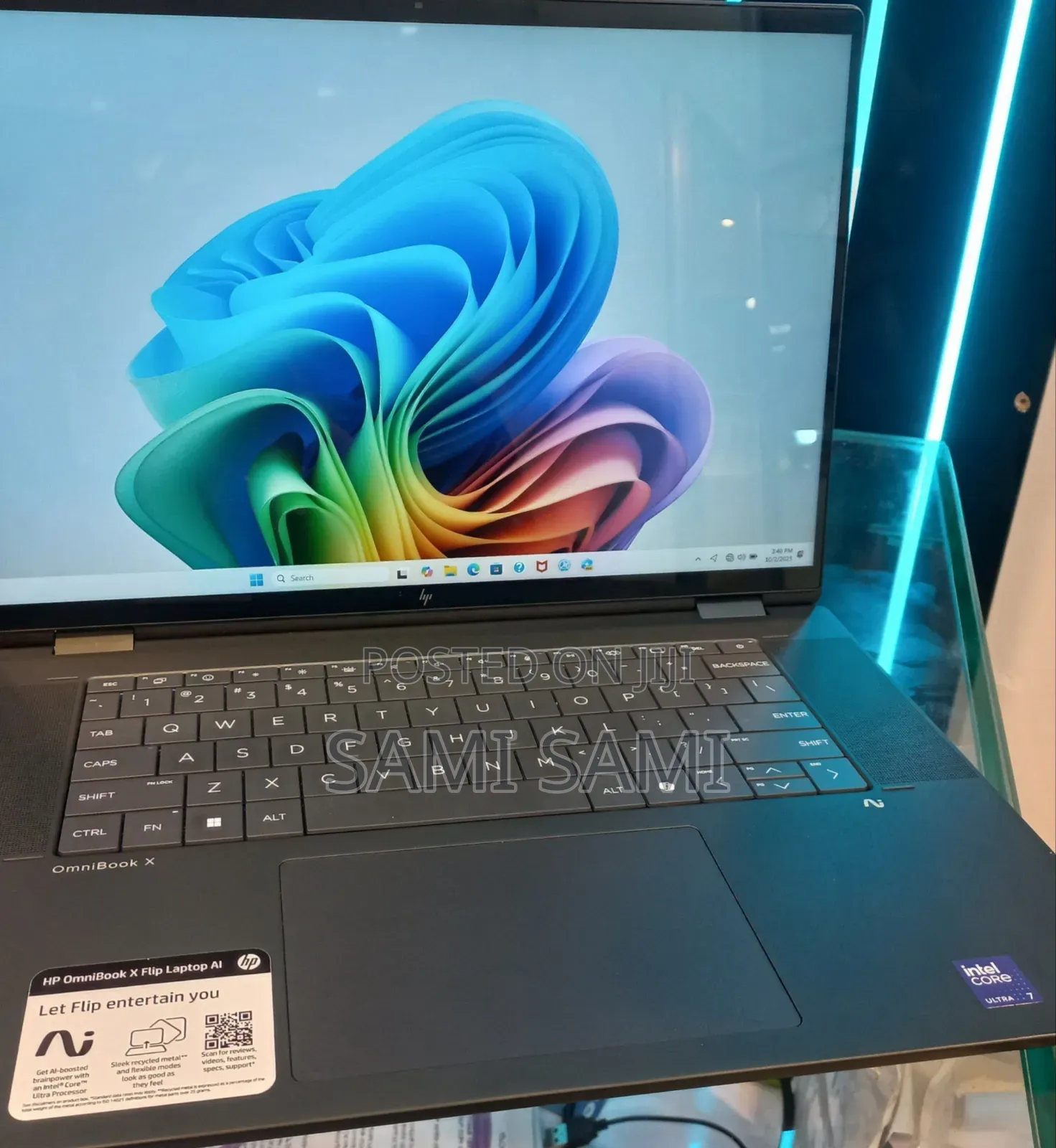 New Laptop HP OmniBook X Flip 16" 16GB Intel Core Ultra 7 SSD 1T