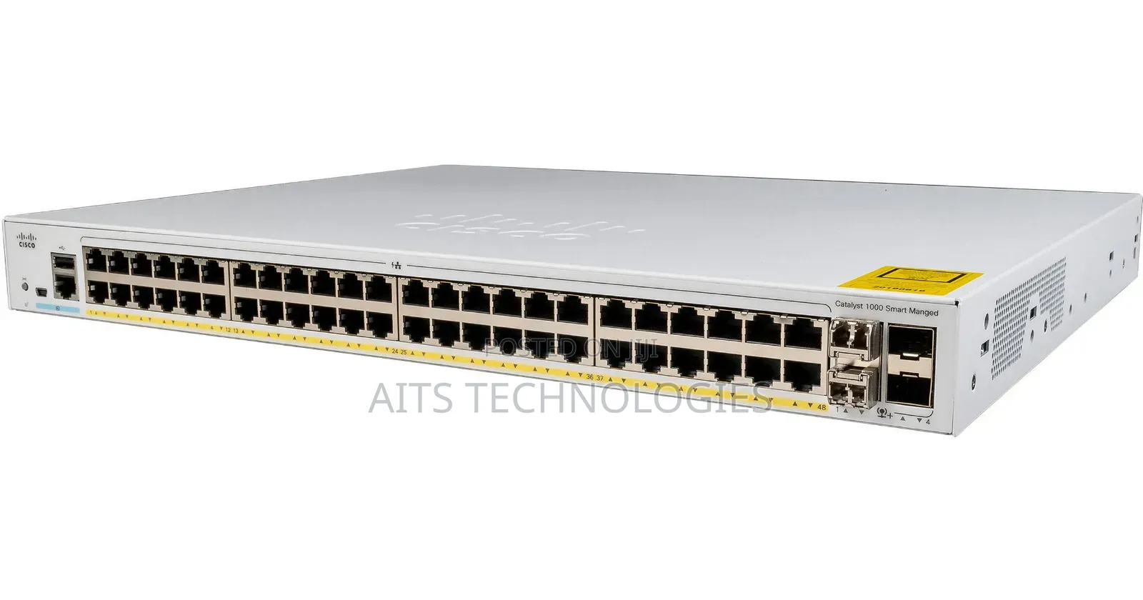 C1000-48p-4x-L 48x Poe+ Ports and 370w Poe Budget,4x 10g