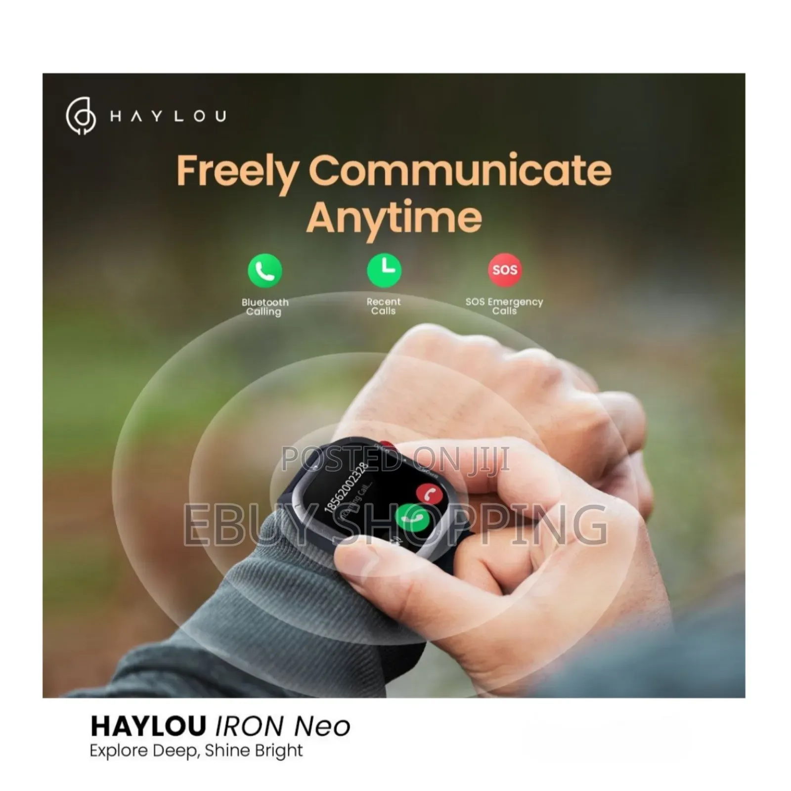 Monitor Your Health With Haylou Iron Neo (Spo2 Heart Rate)