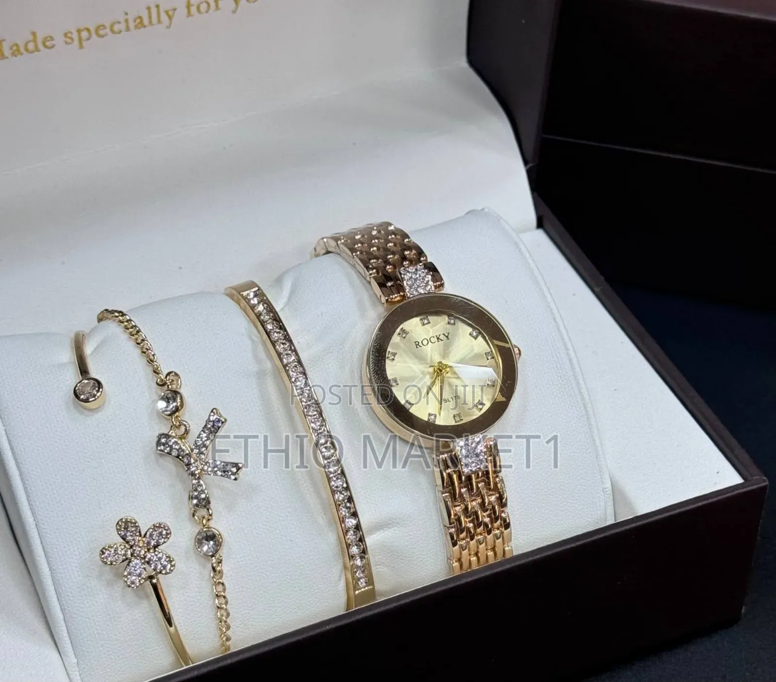 Rocky Ladies Watches Gift Set With Bracelet