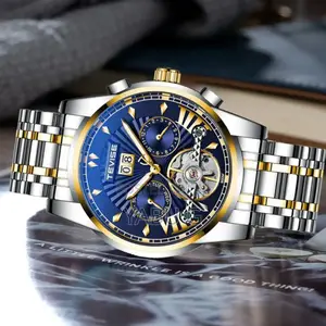 Luxury Men's Tourbillon Automatic Mechanical Watch