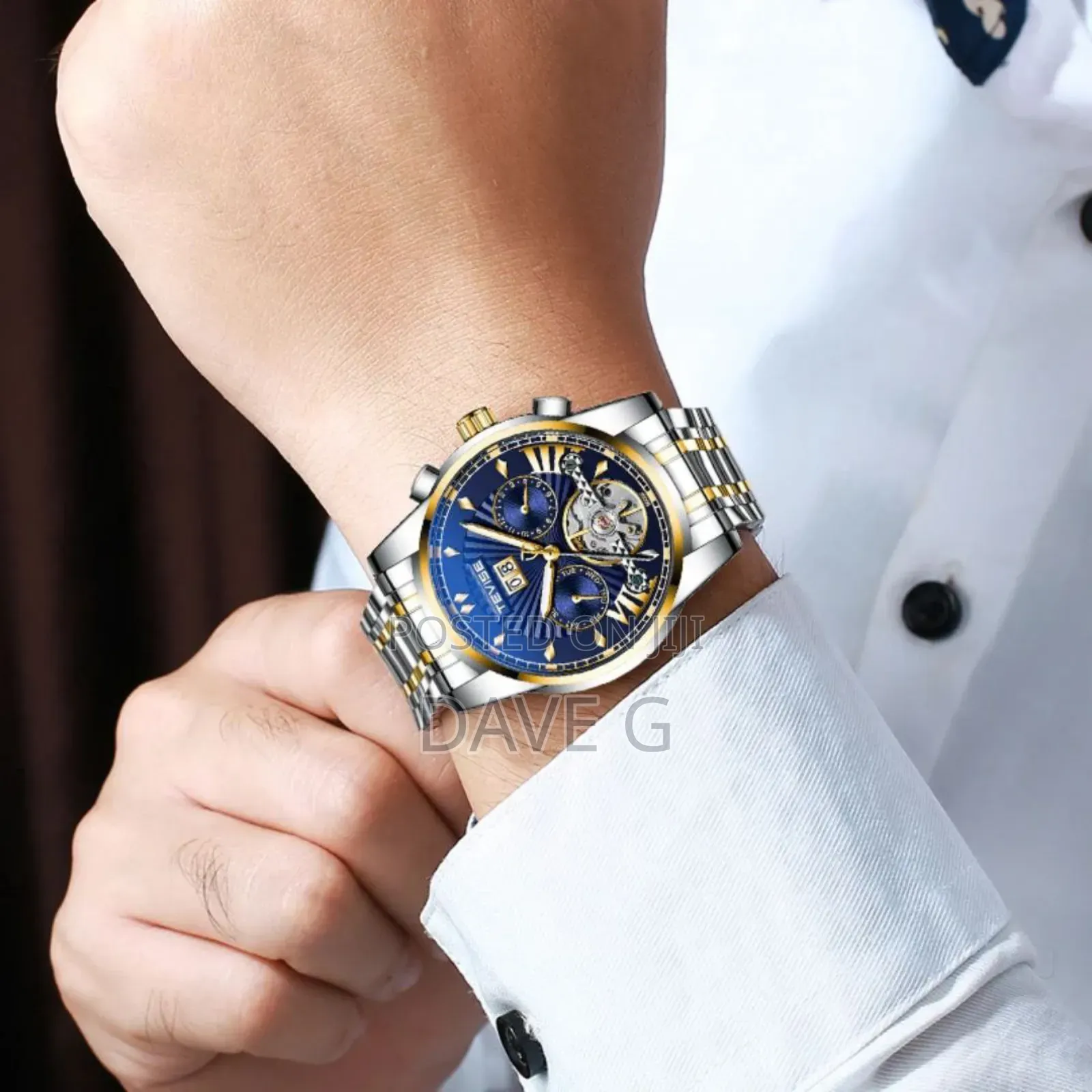 Luxury Men's Tourbillon Automatic Mechanical Watch