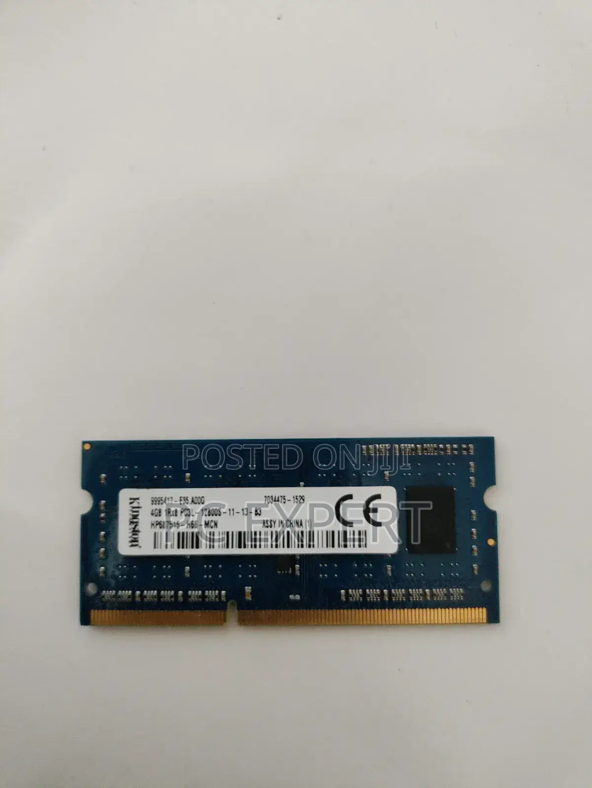 4gb Ram Ddr3 1600mhz Laptop Memory – Pc3-12800s – Working Perfectly