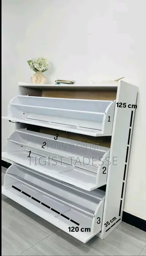 Shoe Rack 120*120cm ጫማ መደርደርያ 120ሳ.ሜ
