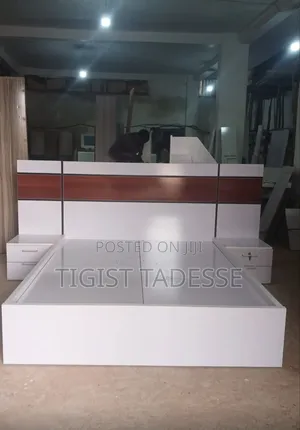 Photo - አልጋ Bed 150cm Laminated With High Quality