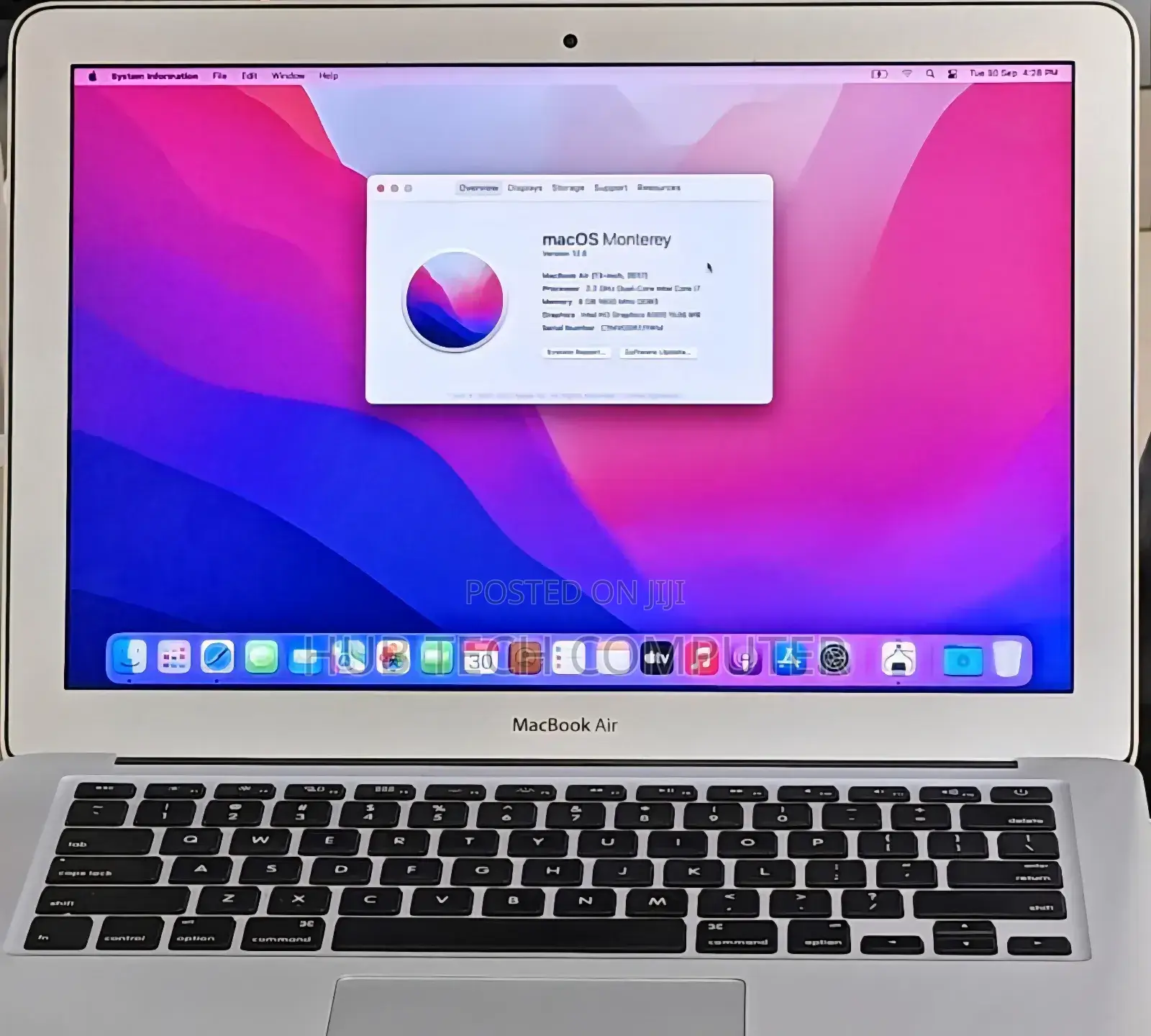 New Laptop Apple MacBook Air 2017 8GB Intel Core I5 SSD 256GB