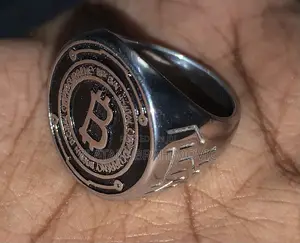 Photo - Bitcoin Stainless Steel Ring
