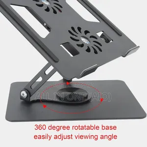 Laptop Stand Fan With a 360 Rotating Stand