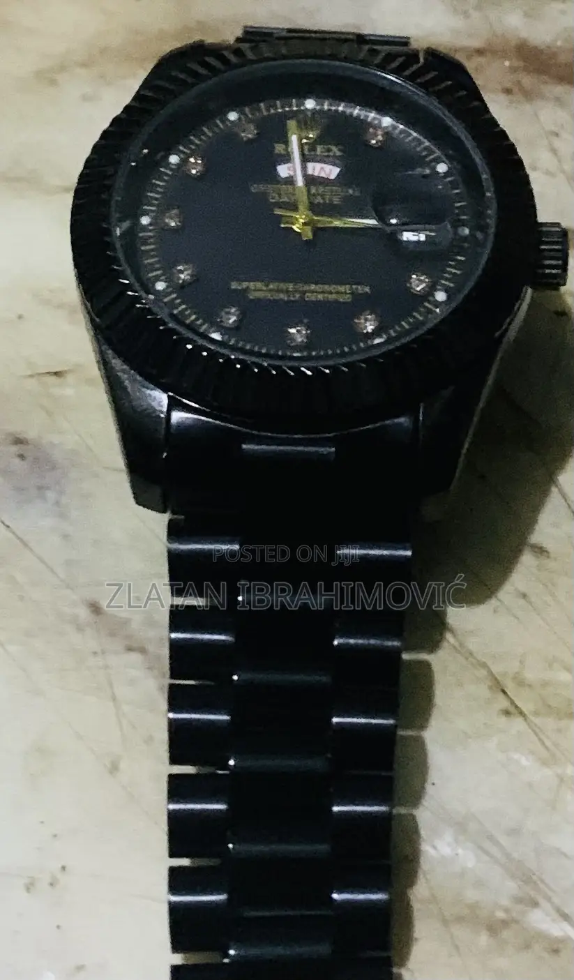 Rolex Day Date Black Watch
