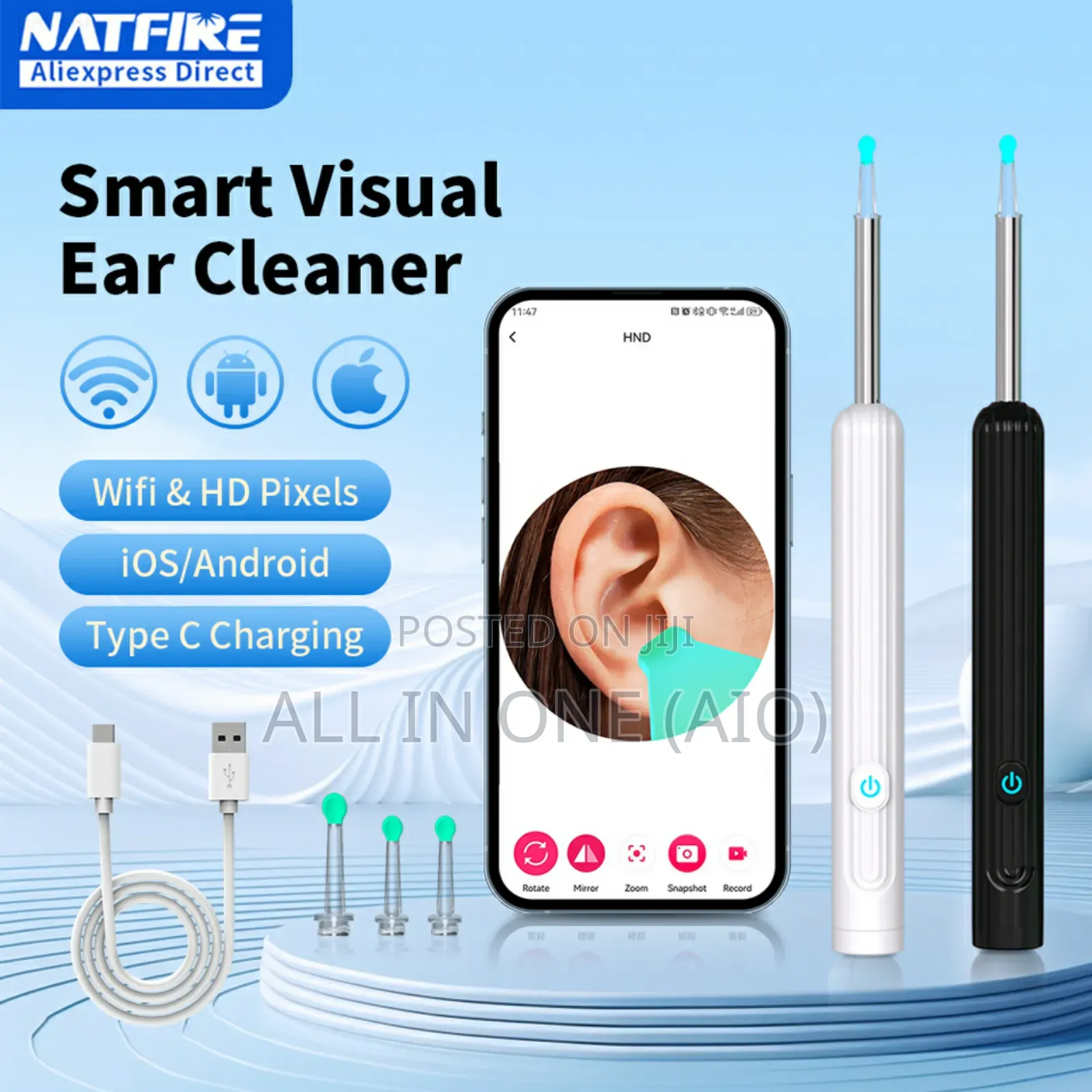 A Wireless Visible Ear Pick