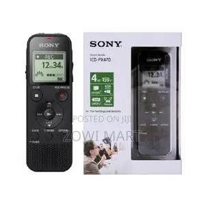 Sony Px470 Digital Voice Recorder Px Series Mp3 Recording With Usb