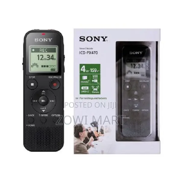 Sony Px470 Digital Voice Recorder Px Series Mp3 Recording With Usb