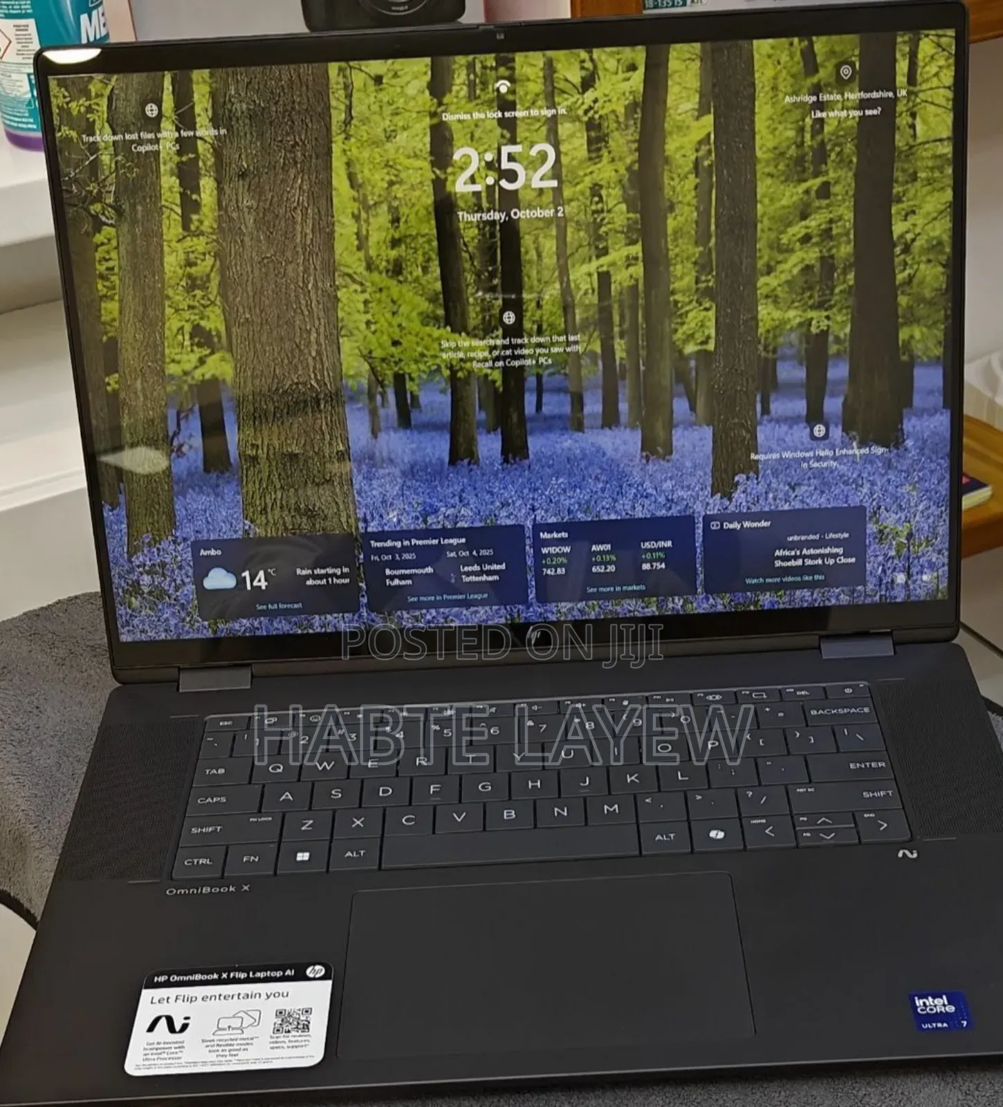 New Laptop HP OmniBook X Flip 16" 16GB Intel Core Ultra 7 SSD 1T