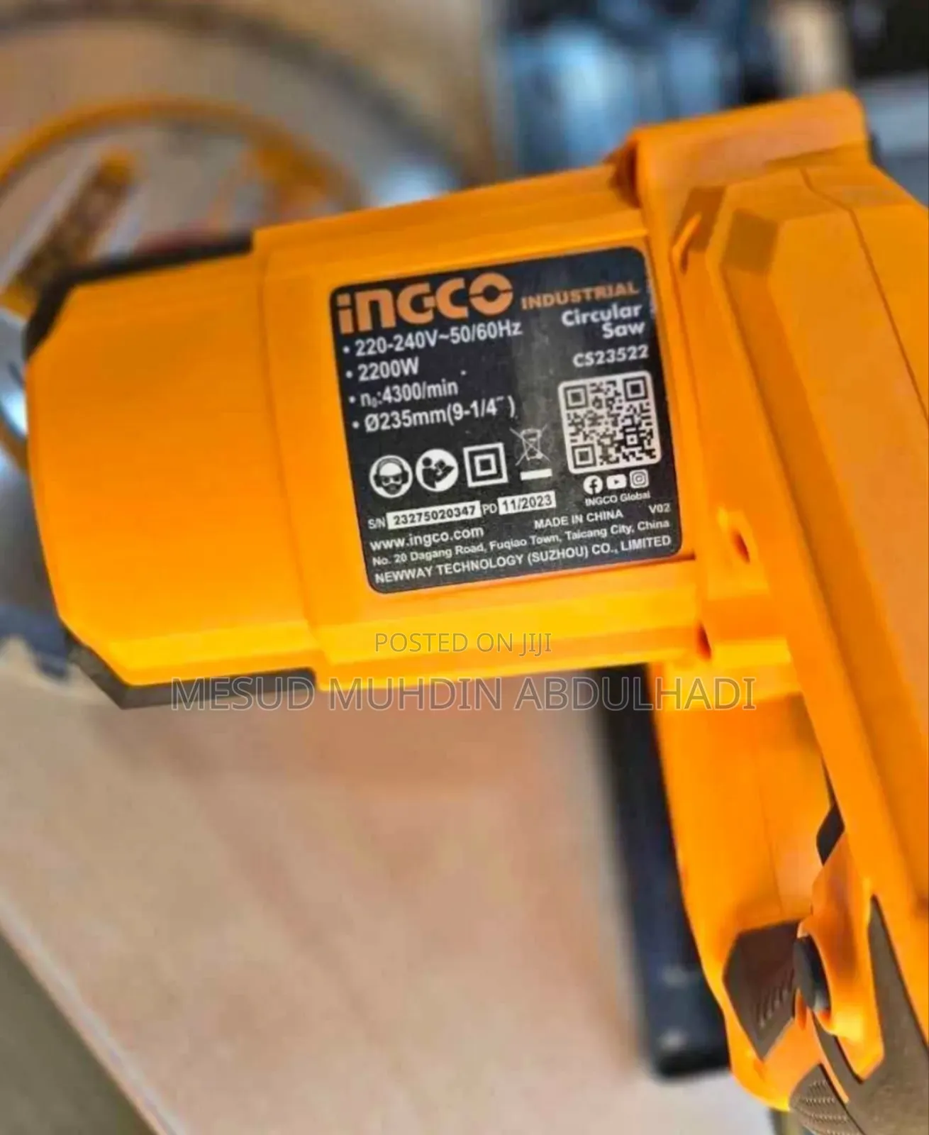 Ingco Circular Saw 2200w